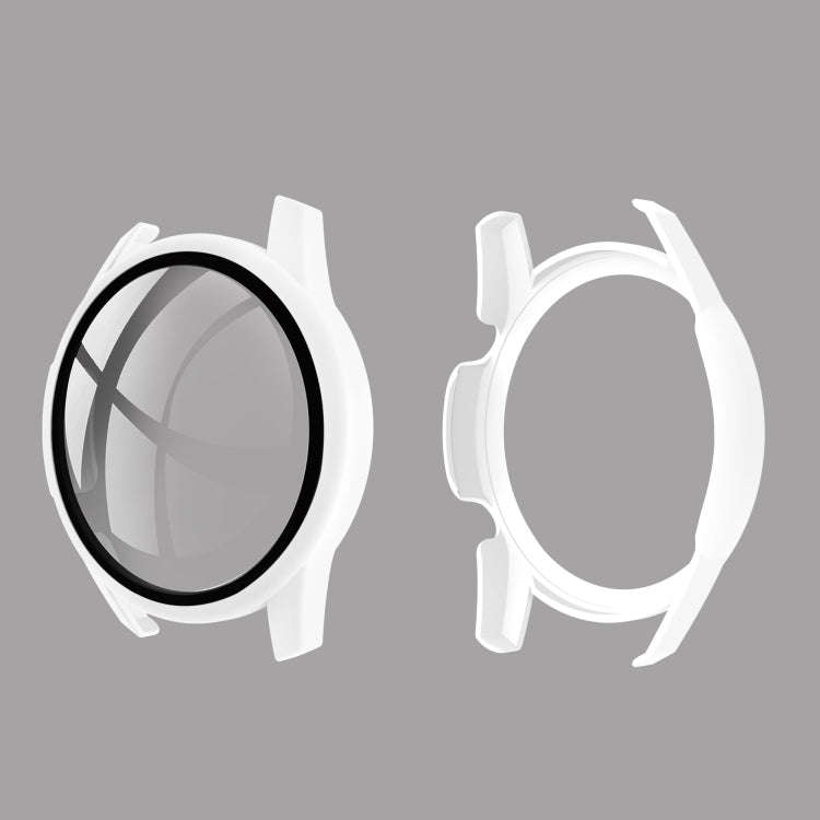 For Huawei watch GT2 46MM oil-injected PC Shell +9H Tempered Glass Film Integrated Protective She...