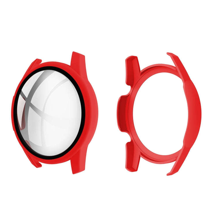 For Huawei watch GT2 46MM oil-injected PC Shell +9H Tempered Glass Film Integrated Protective She...