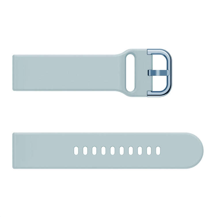 22mm For Huawei Watch GT2e/GT/GT2 46MM Color Buckle Silicone Watch Band (Light Blue)