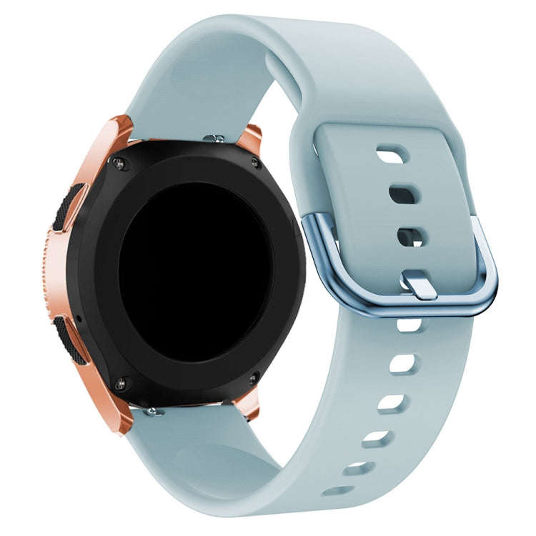 20mm For Huawei Watch GT2 42MM / Amazfit BipS 2 Youth Version Color Buckle Silicone Watch Band(Li...