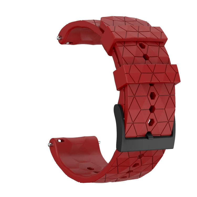 For Suunto Spartan Sport & Suunto 9 / 9 Baro / D5 Universal Football Texture Silicone Watch Band(...