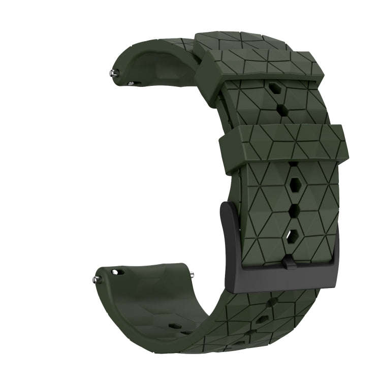 For Suunto Spartan Sport & Suunto 9 / 9 Baro / D5 Universal Football Texture Silicone Watch Band(...