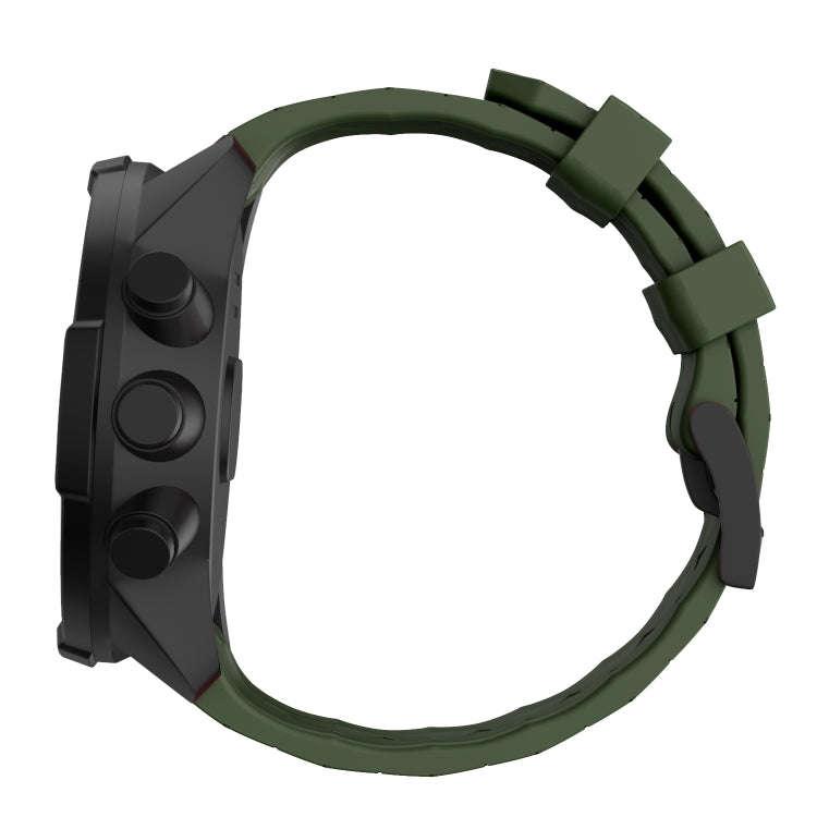 For Suunto Spartan Sport & Suunto 9 / 9 Baro / D5 Universal Football Texture Silicone Watch Band(...