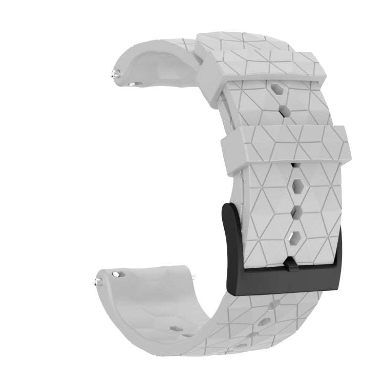 For Suunto Spartan Sport & Suunto 9 / 9 Baro / D5 Universal Football Texture Silicone Watch Band(...