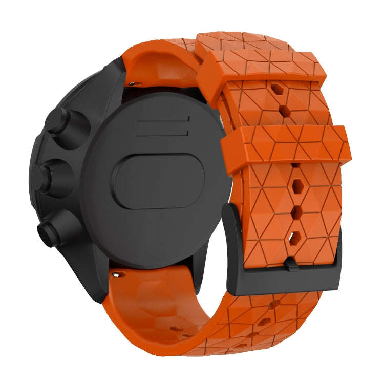 For Suunto Spartan Sport & Suunto 9 / 9 Baro / D5 Universal Football Texture Silicone Watch Band(...