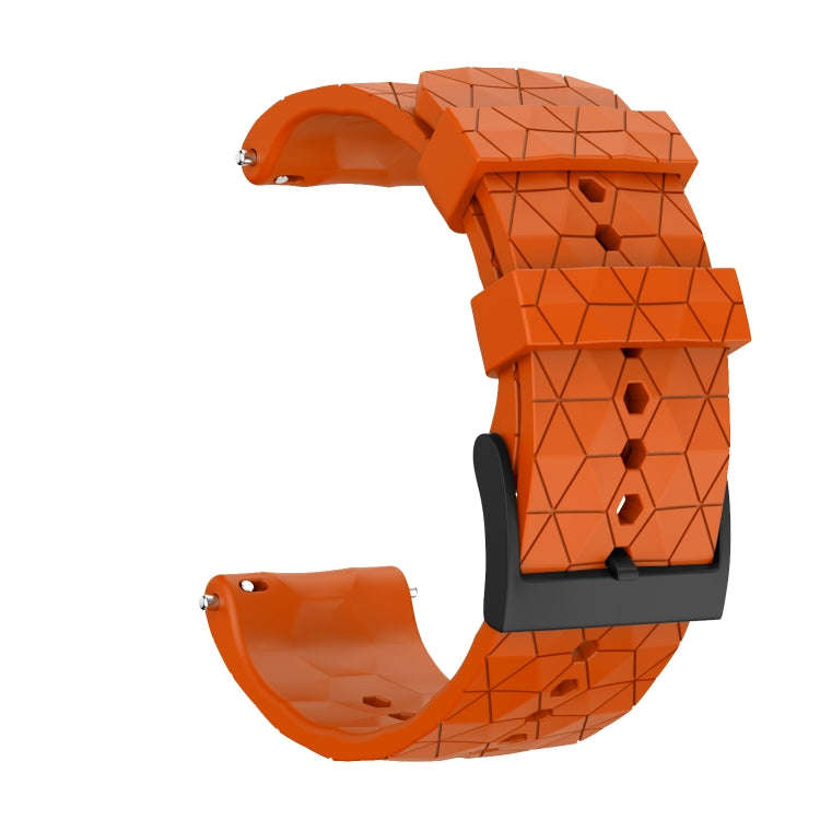 For Suunto Spartan Sport & Suunto 9 / 9 Baro / D5 Universal Football Texture Silicone Watch Band(...