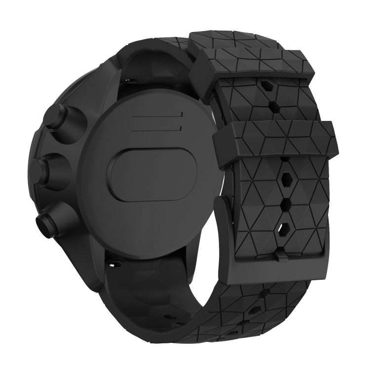 For Suunto Spartan Sport & Suunto 9 / 9 Baro / D5 Universal Football Texture Silicone Watch Band(...
