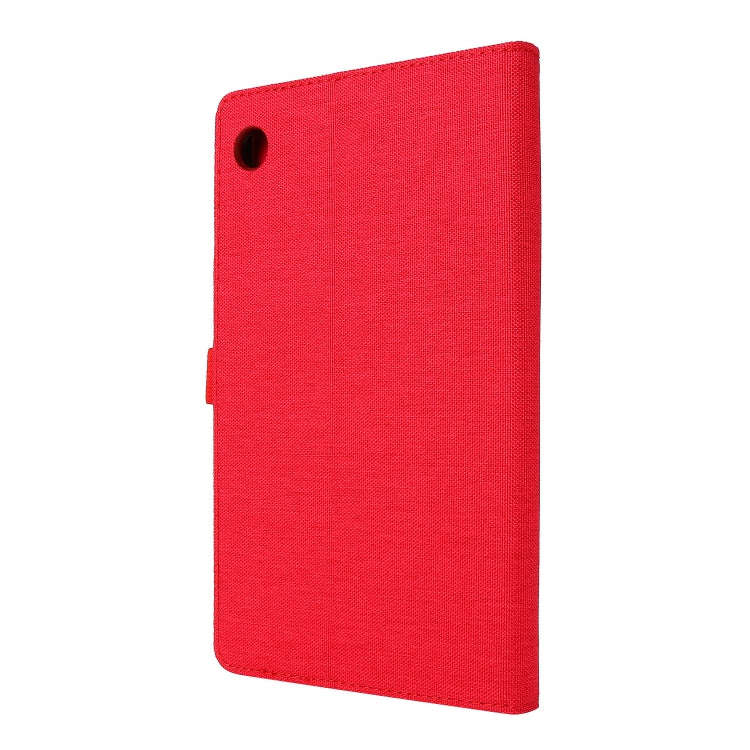For Huawei MatePad T 8 Horizontal Flip TPU + Fabric PU Leather Protective Case with Card Slots & ...