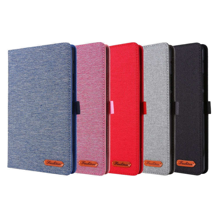 For Huawei MatePad T 8 Horizontal Flip TPU + Fabric PU Leather Protective Case with Card Slots & ...