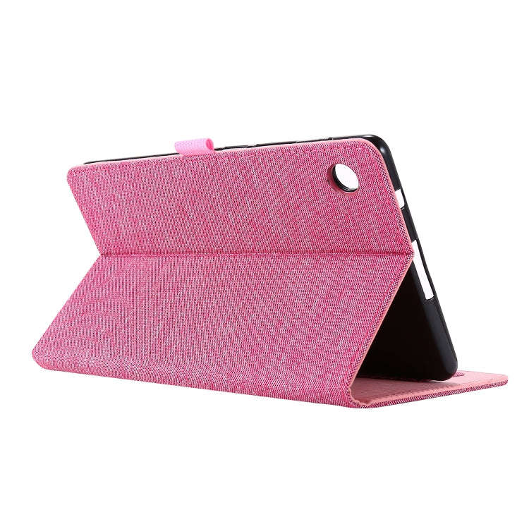 For Huawei MatePad T 8 Horizontal Flip TPU + Fabric PU Leather Protective Case with Card Slots & ...
