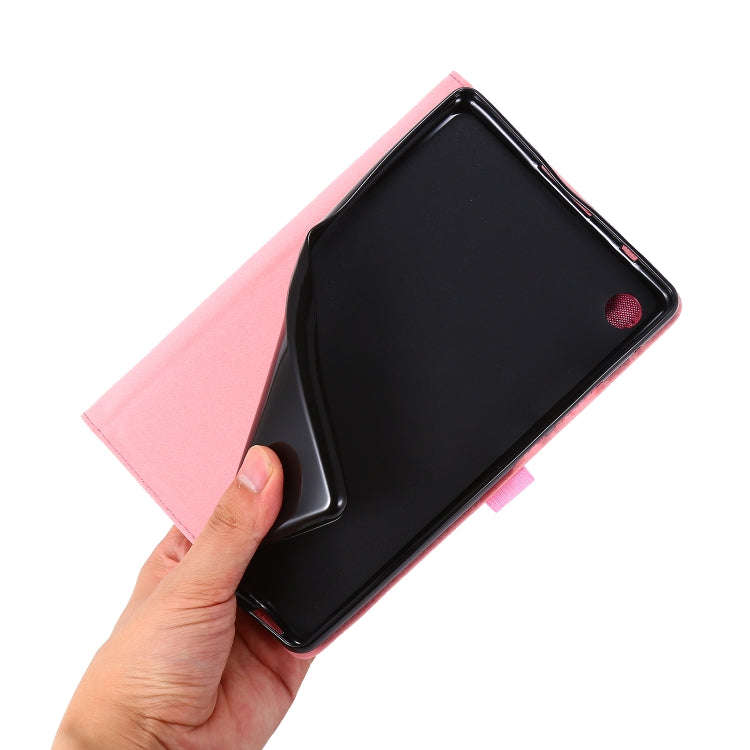For Huawei MatePad T 8 Horizontal Flip TPU + Fabric PU Leather Protective Case with Card Slots & ...
