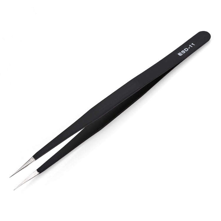 6 in 1 Stainless Steel Anti Static Tweezers Set