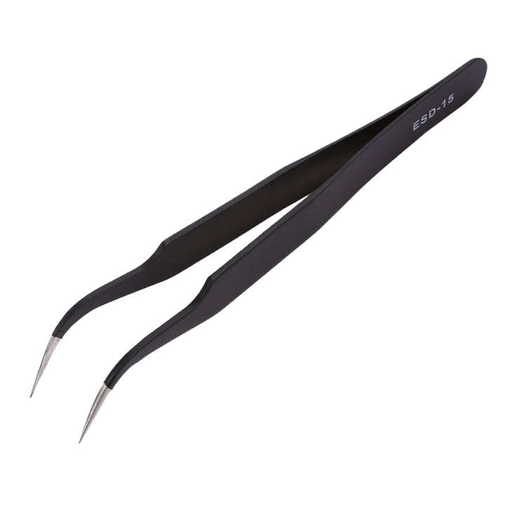 6 in 1 Stainless Steel Anti Static Tweezers Set