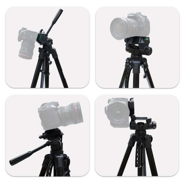 L-3600 Live Tripod with Three-Dimensional Damping Gimbal  Detachable Quick Release Plate  Height ...