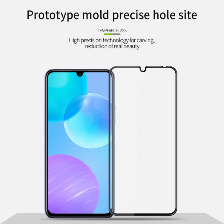 For Huawei Enjoy20 Pro/Honor30 Lite MOFI 9H 3D Explosion-proof Curved Screen Tempered Glass Film(...
