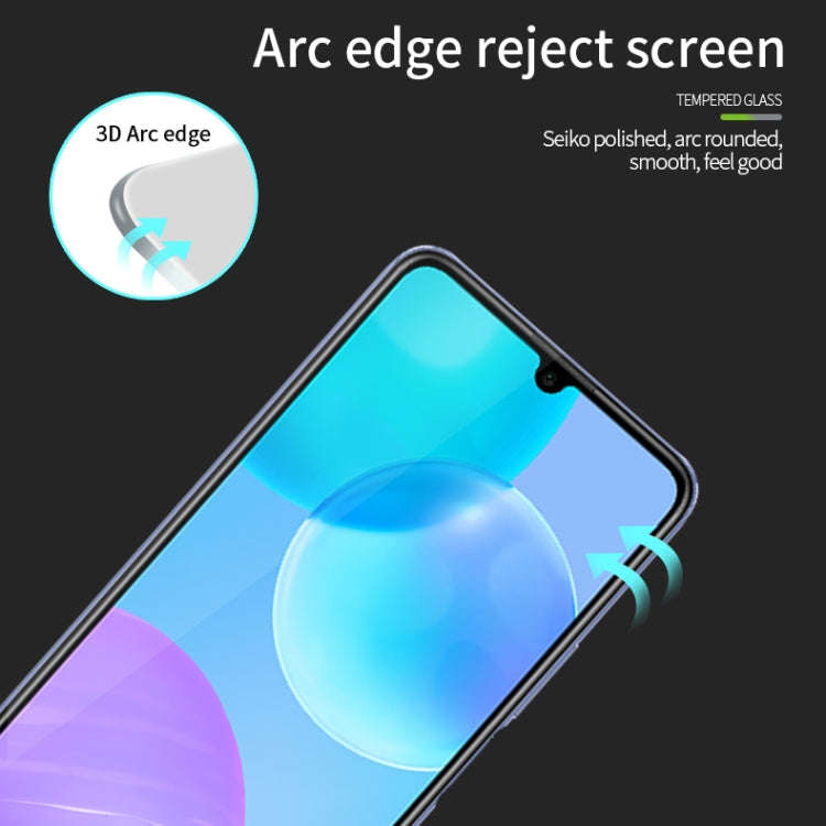 For Huawei Enjoy20 Pro/Honor30 Lite MOFI 9H 3D Explosion-proof Curved Screen Tempered Glass Film(...