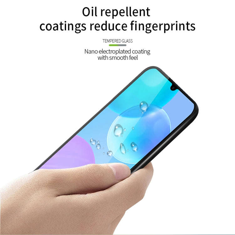 For Huawei Enjoy20 Pro/Honor30 Lite MOFI 9H 3D Explosion-proof Curved Screen Tempered Glass Film(...