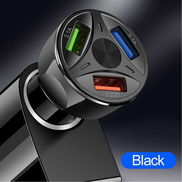 YSY-395KC QC3.0 3 USB 35W High Power Vehicle Charger / Mobile Phone Tablet Universal Vehicle Char...