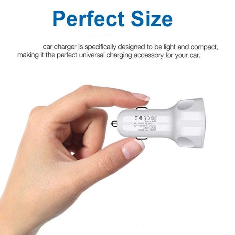 YSY-395KC QC3.0 3 USB 35W High Power Vehicle Charger / Mobile Phone Tablet Universal Vehicle Char...