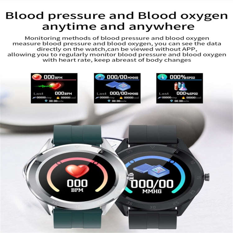 Y10 1.54inch Color Screen Smart Watch IP68 Waterproof,Support Heart Rate Monitoring/Blood Pressur...