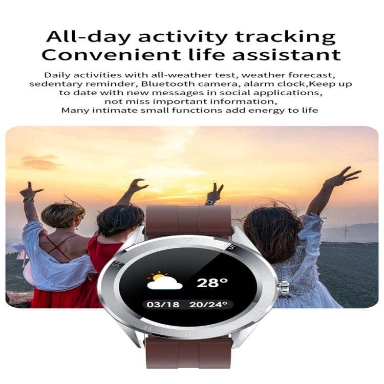 Y10 1.54inch Color Screen Smart Watch IP68 Waterproof,Support Heart Rate Monitoring/Blood Pressur...