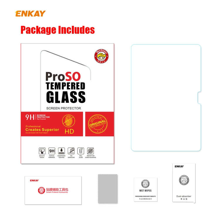 For Huawei Enjoy Tablet 2 ENKAY Hat-Prince 0.33mm 9H Surface Hardness 2.5D Explosion-proof Temper...