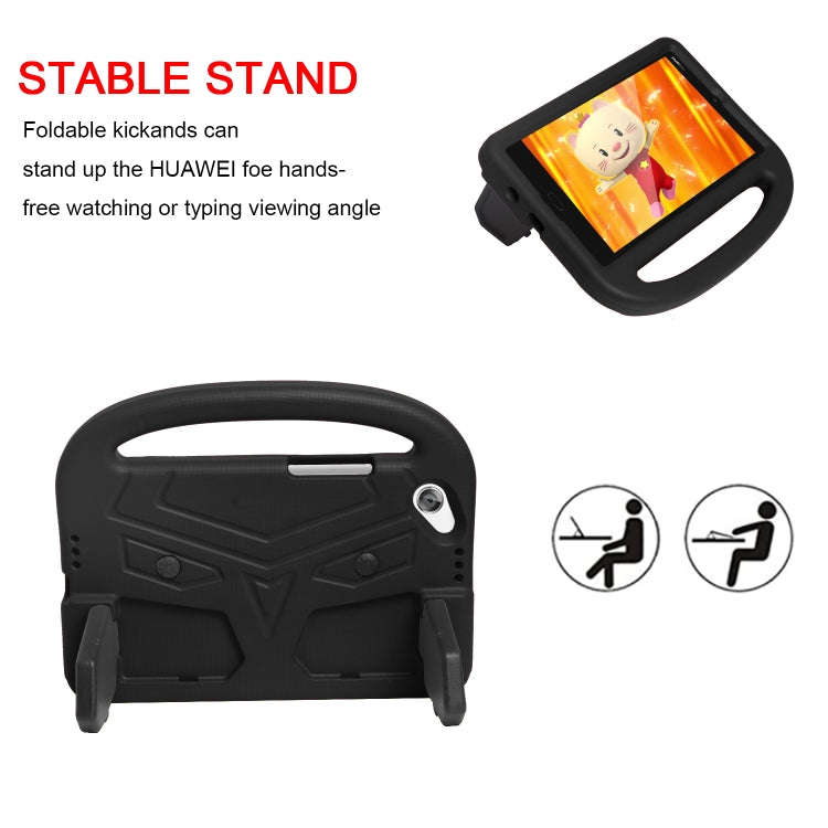For Huawei MatePad T8 8.0(2020) Sparrow Style EVA Material Children Shockproof Casing Shell(Black)