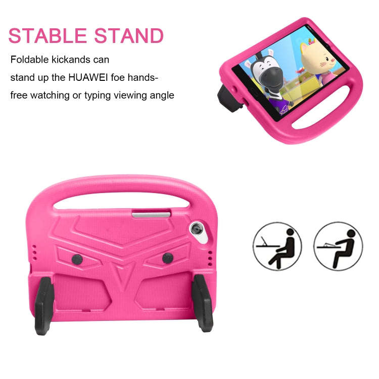 For Huawei MatePad T8 8.0(2020) Sparrow Style EVA Material Children Shockproof Casing Shell(RoseRed)