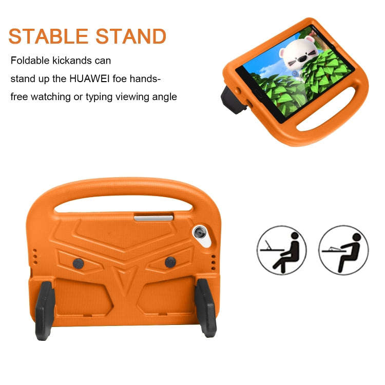 For Huawei MatePad T8 8.0(2020) Sparrow Style EVA Material Children Shockproof Casing Shell(Orange)