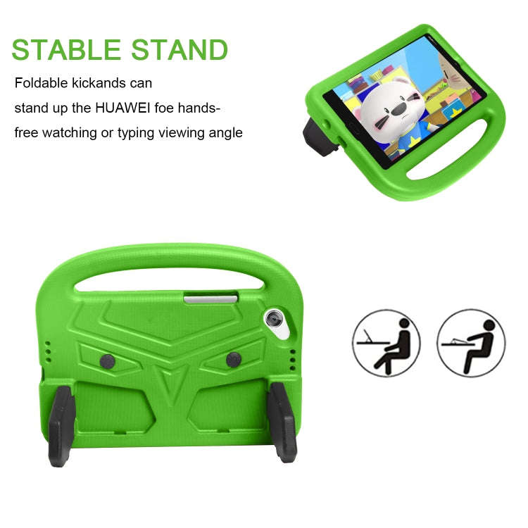 For Huawei MatePad T8 8.0(2020) Sparrow Style EVA Material Children Shockproof Casing Shell(Green)