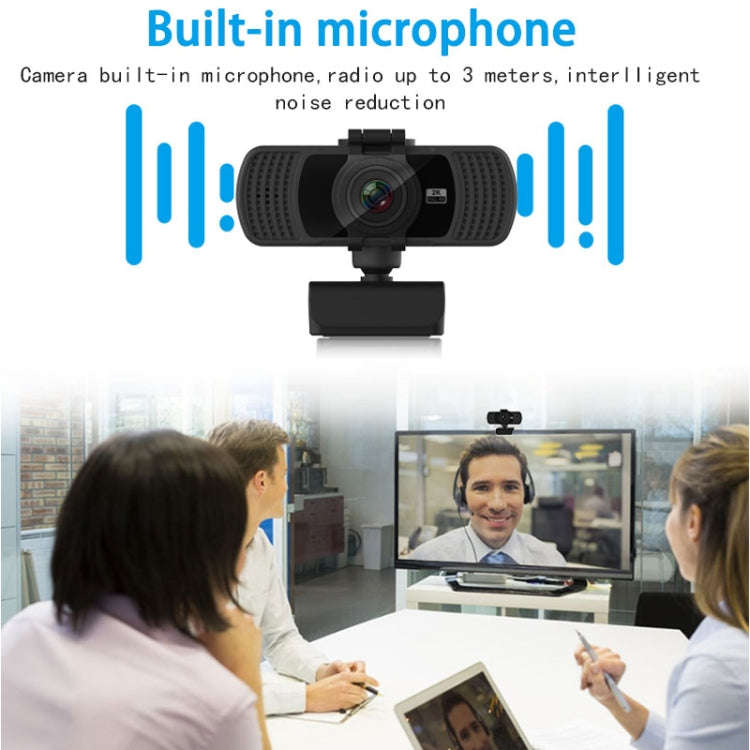 Richwell PC-06 Mini 360 Degrees Rotating 4.0 MP HD Auto Focus PC Webcam with Noise Reduction Micr...