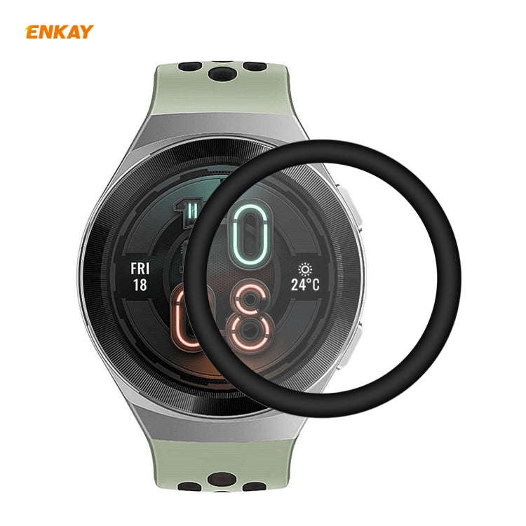 For Huawei Watch GT 2e 46mm ENKAY Hat-Prince 3D Full Screen Soft PC Edge + PMMA HD Screen Protect...