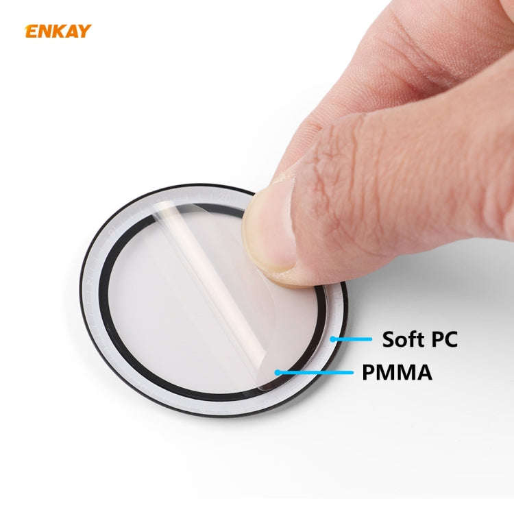 For Huawei Watch GT 2e 46mm 2 PCS ENKAY Hat-Prince 3D Full Screen Soft PC Edge + PMMA HD Screen P...