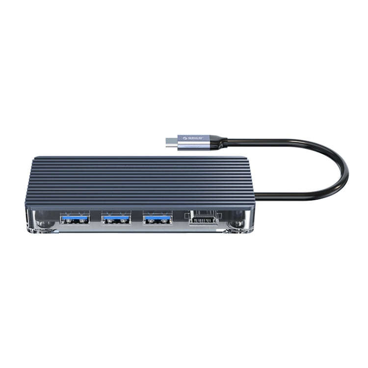 ORICO WB-6RJ 6 in 1 Type-C Transparent HUB