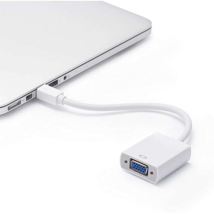 Mini DP to VGA Adapter Cable, Supports 1080P