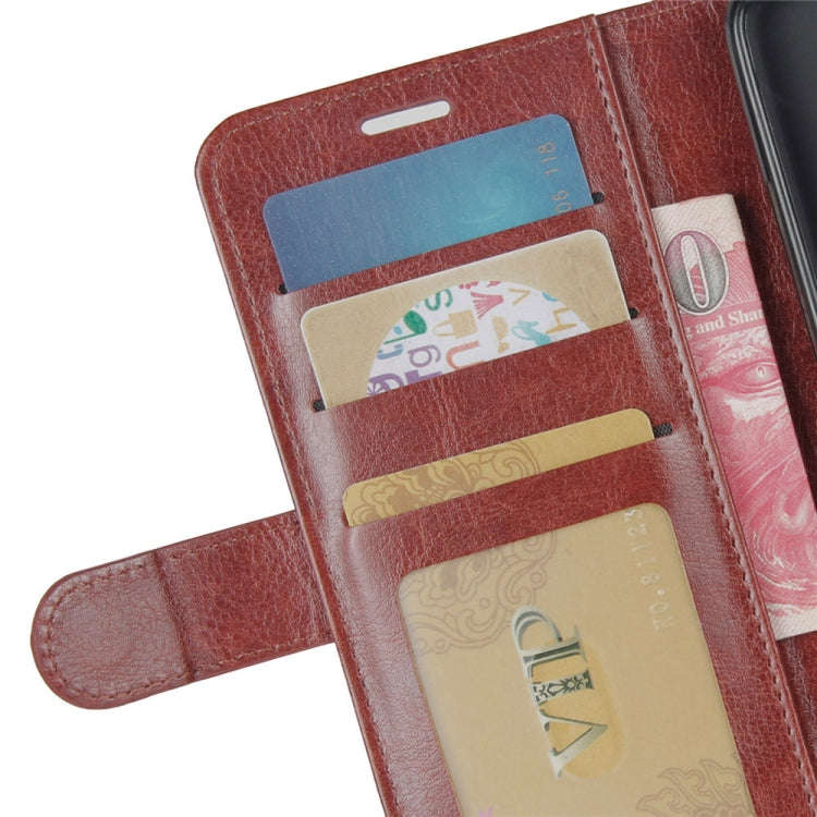 For Sony Xperia 5 II R64 Texture Single Horizontal Flip Protective Case with Holder & Card Slots ...