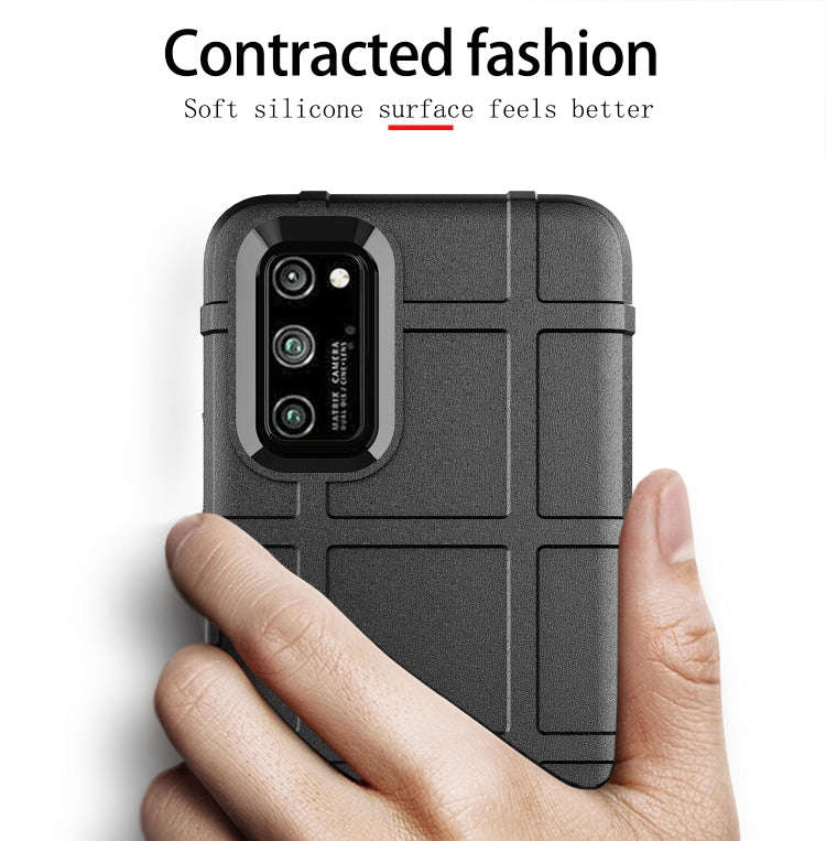 For LG Q92 Full Coverage Shockproof TPU Case(Black)