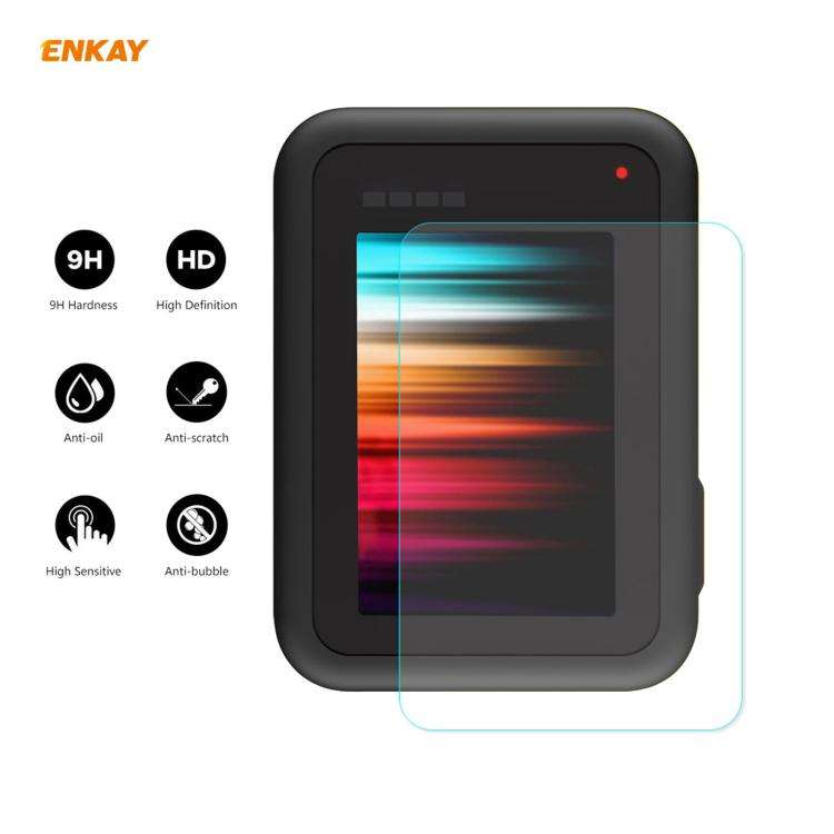 For GoPro HERO9 ENKAY Hat-Prince 3 in 1 0.2mm 9H 2.15D Protective Camera Lens and Screen Tempered...