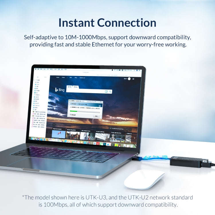 ORICO UTK-U2-BK USB to Ethernet Adapter 100 Mbit