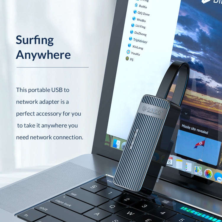 ORICO UTK-U2-BK USB to Ethernet Adapter 100 Mbit