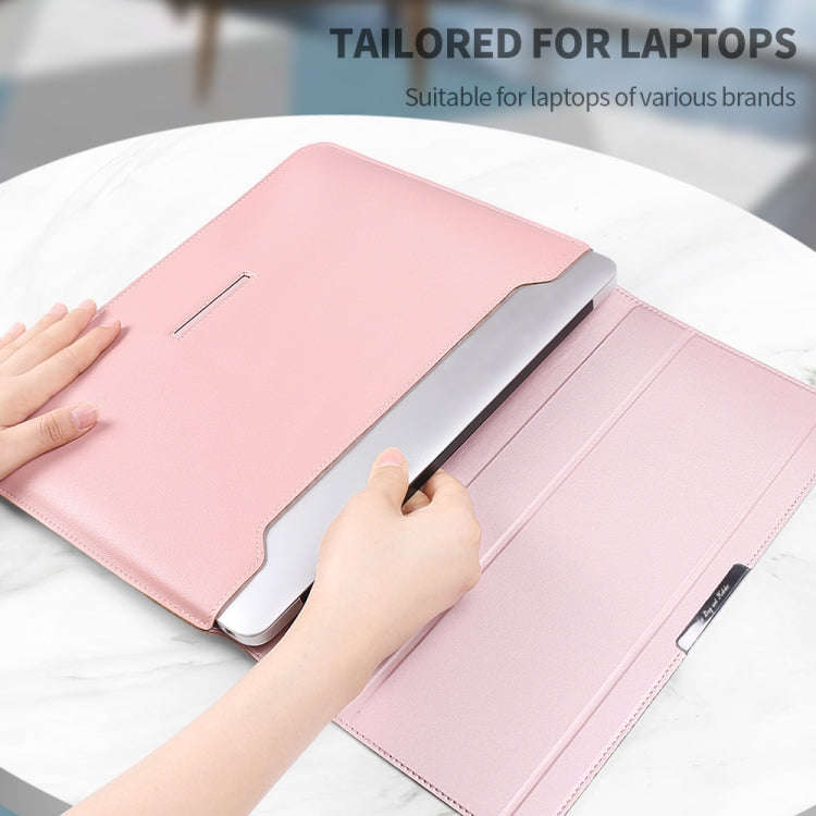 4 in 1 Universal Laptop Holder PU Waterproof Protection Wrist Laptop Bag, Size:11/12inch(Green)
