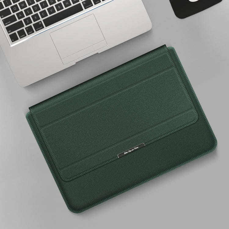 4 in 1 Universal Laptop Holder PU Waterproof Protection Wrist Laptop Bag, Size:13/14inch(Grey)