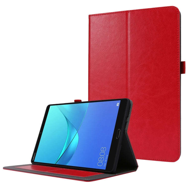 For Huawei MatePad T 10s 2-Folding Business Horizontal Flip PU Leather Case with Card Slots & Hol...