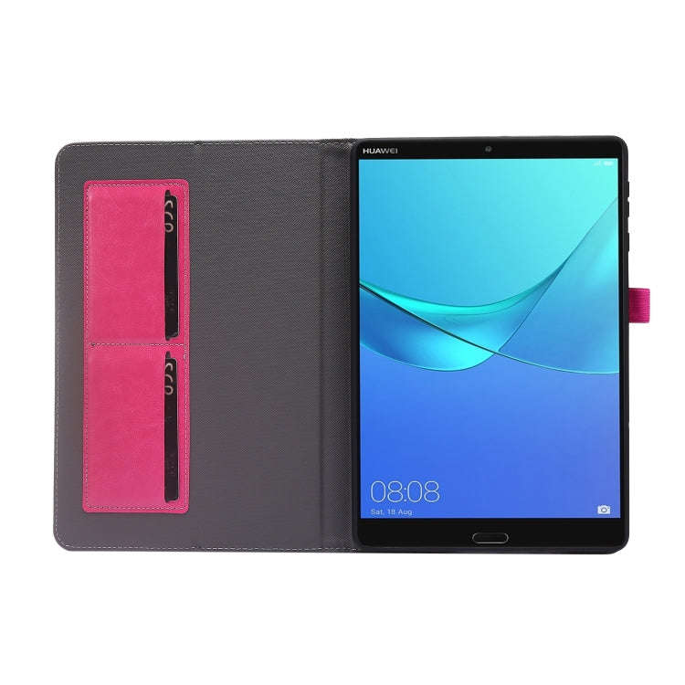 For Huawei MatePad T 10s 2-Folding Business Horizontal Flip PU Leather Case with Card Slots & Hol...