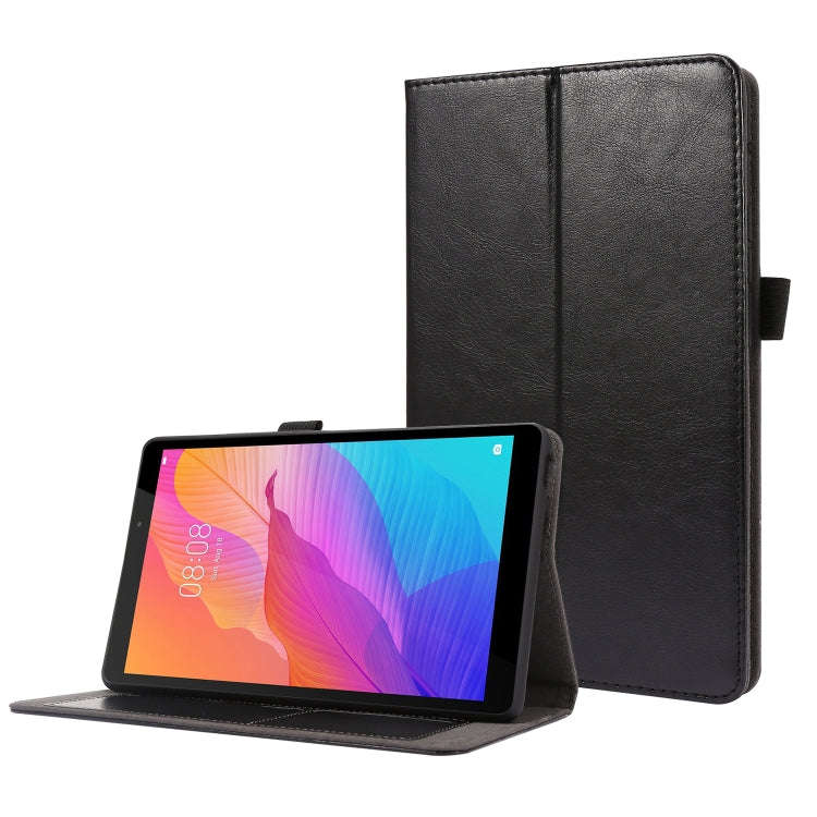 For Huawei MatePad T8 8.0 2-Folding Business Horizontal Flip PU Leather Case with Card Slots & Ho...