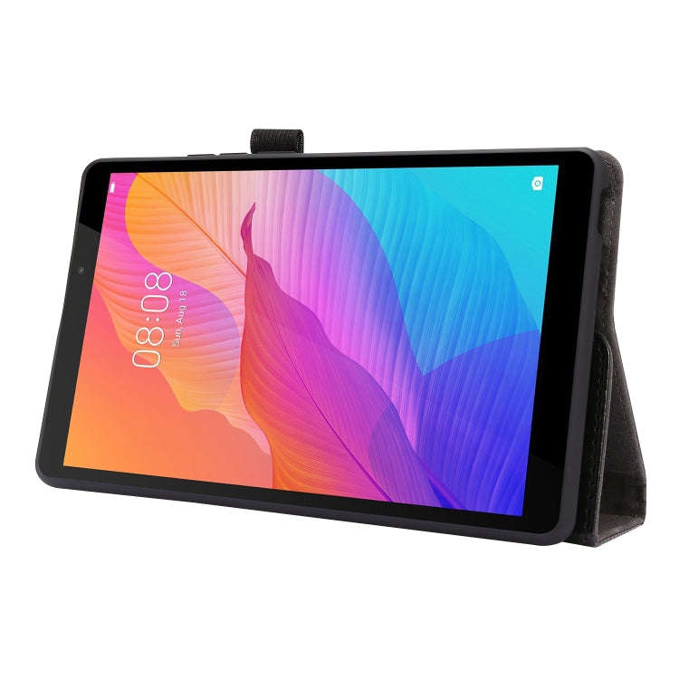For Huawei MatePad T8 8.0 2-Folding Business Horizontal Flip PU Leather Case with Card Slots & Ho...