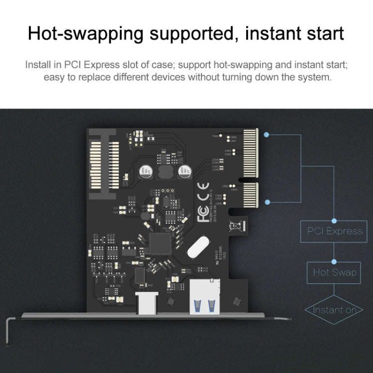 ORICO PA31-AC 2 Port USB3.1 PCI-E Adapter