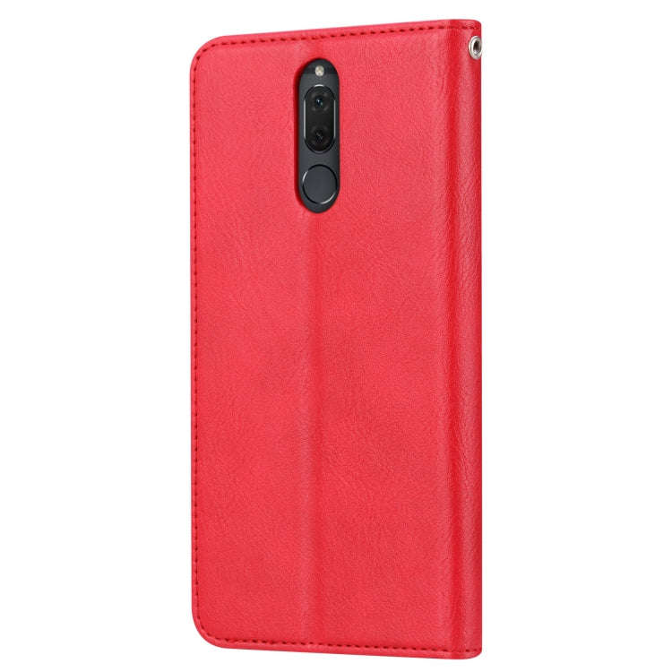 Knead Skin Texture Horizontal Flip Leather Case for Huawei Mate 10 Lite / Maimang 6 / Nova 2i, wi...
