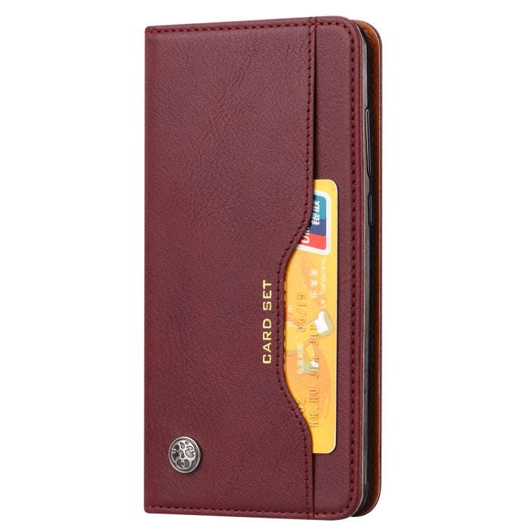 Knead Skin Texture Horizontal Flip Leather Case for Huawei P20, with Photo Frame & Holder & Card ...