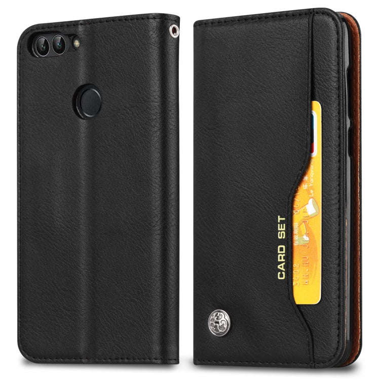 Knead Skin Texture Horizontal Flip Leather Case for Huawei P smart / Enjoy 7S, with Photo Frame &...